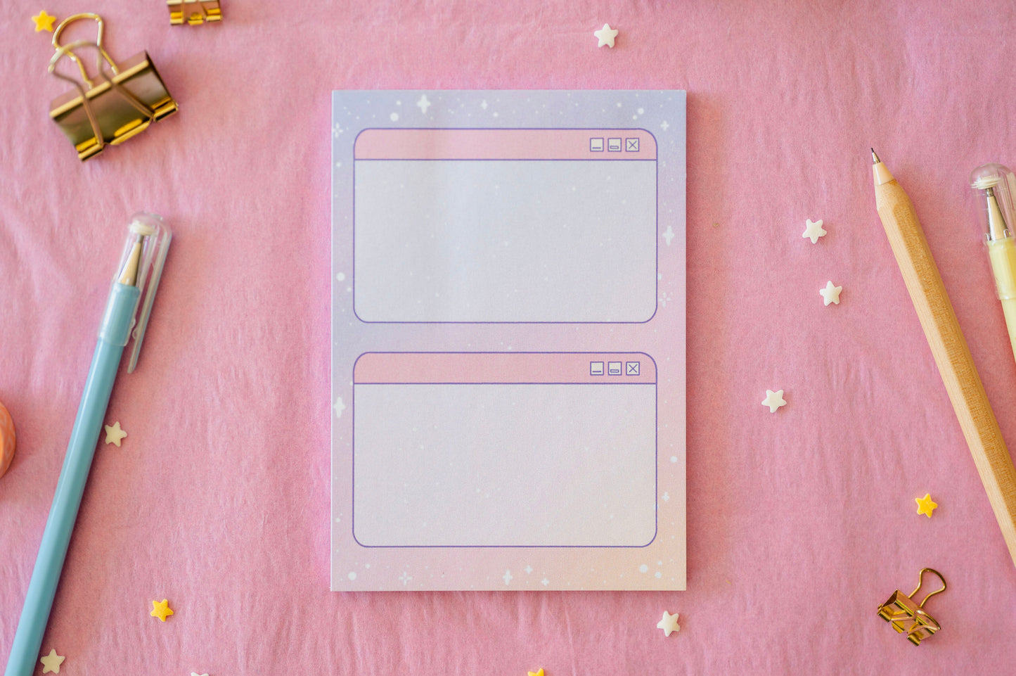 Bloc-Notes Mignon "Retro Dream Sky" de 50 feuilles au format A6