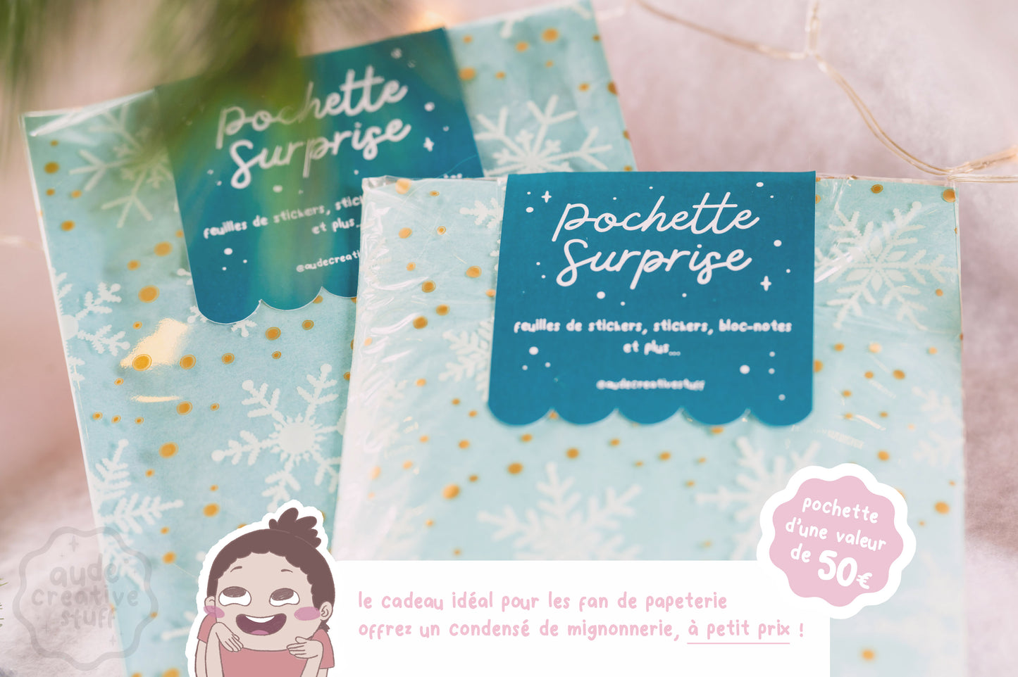 Pochette Surprise Papeterie Mignonne – Idée Cadeau Originale pour Fans de Bullet Journal