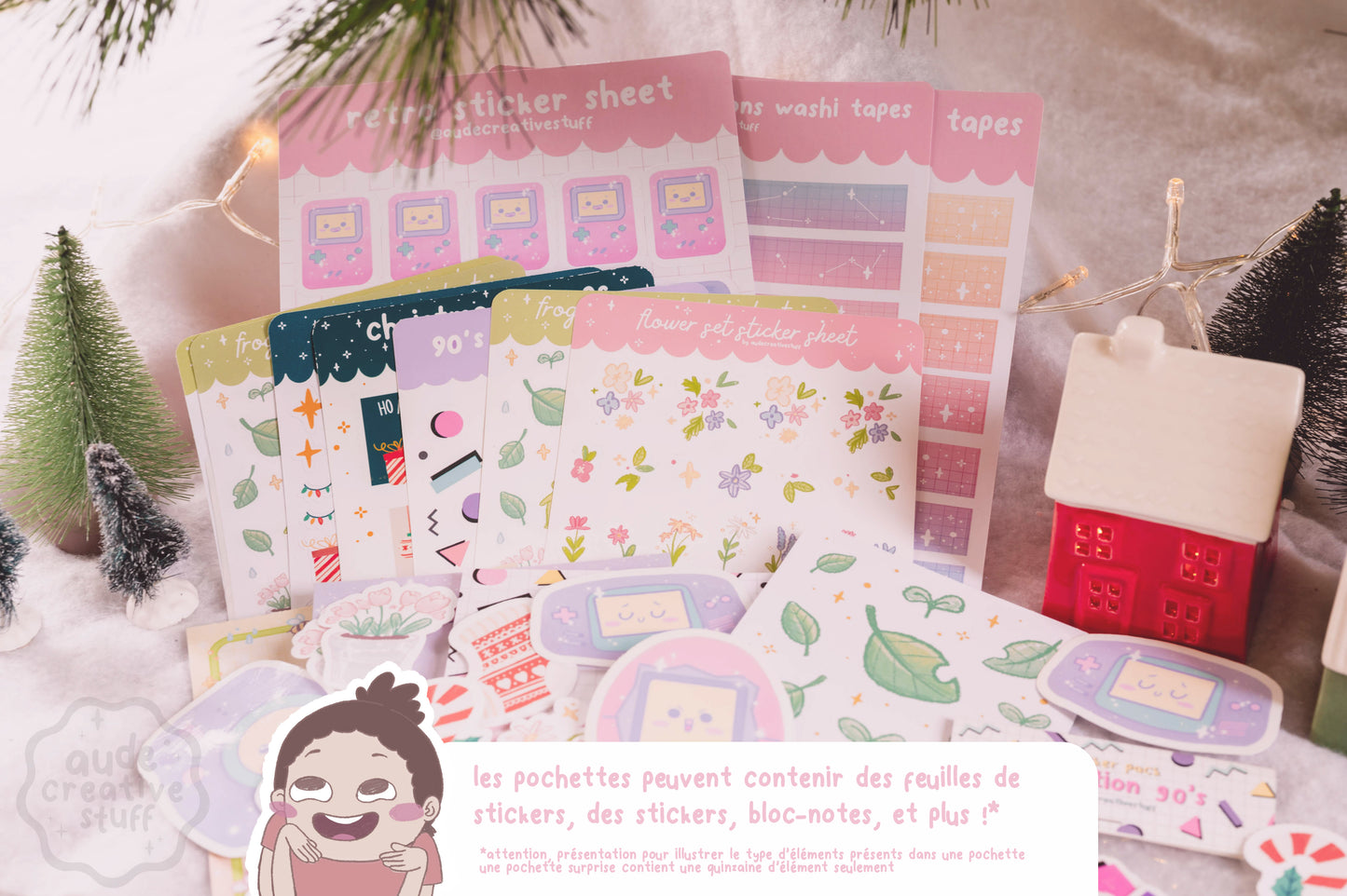 Pochette Surprise Papeterie Mignonne – Idée Cadeau Originale pour Fans de Bullet Journal