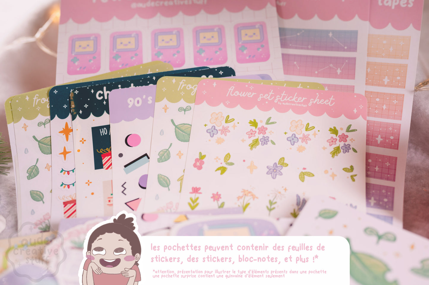 Pochette Surprise Papeterie Mignonne – Idée Cadeau Originale pour Fans de Bullet Journal