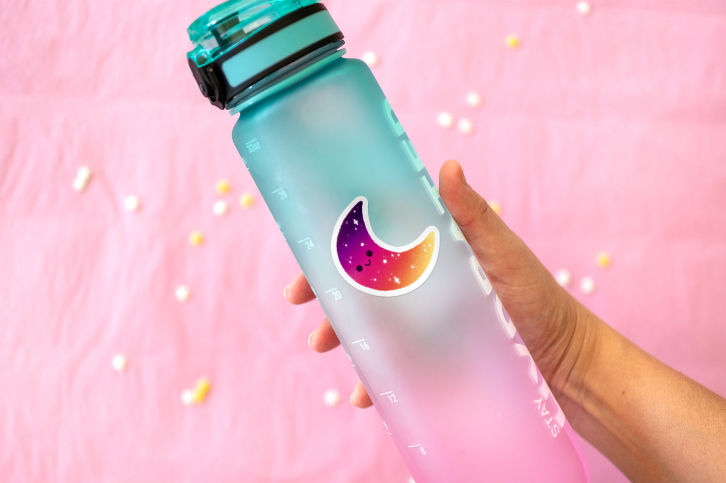 Sticker Kawaii Lune "Dreamy Sky"