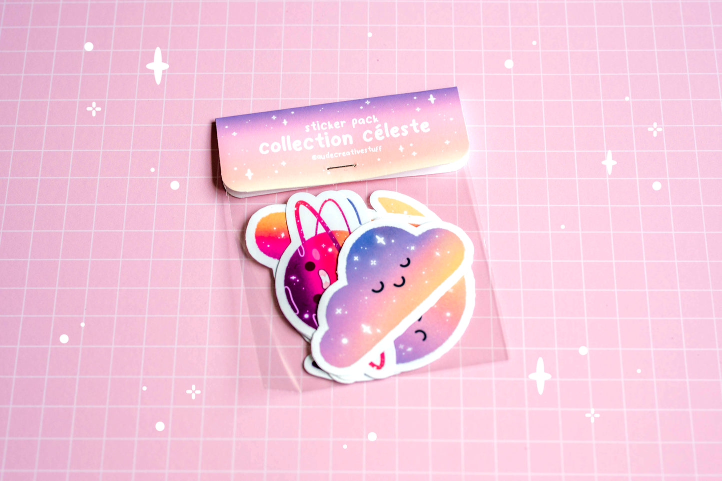 Lot de 6 Stickers Kawaii Thème Rêverie