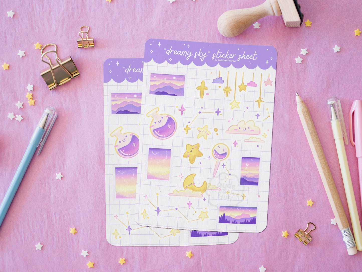 Stickers Journaling Thème Rêverie