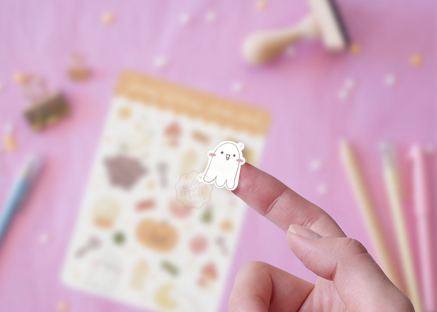 Stickers Journaling Thème Halloween Kawaii