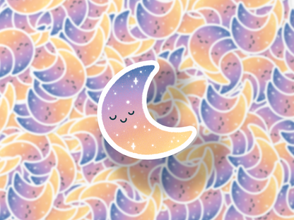 Sticker Kawaii Lune "Dreamy Sky"