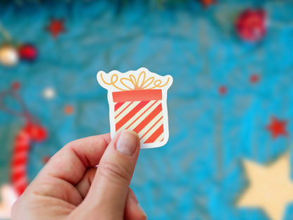 Lot 7 Stickers Mignons de Noël