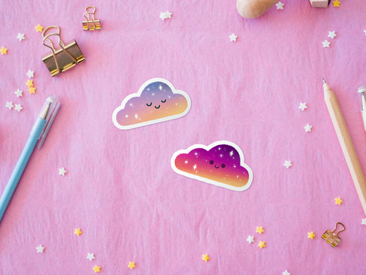 Sticker Kawaii Nuage "Dreamy Sky"