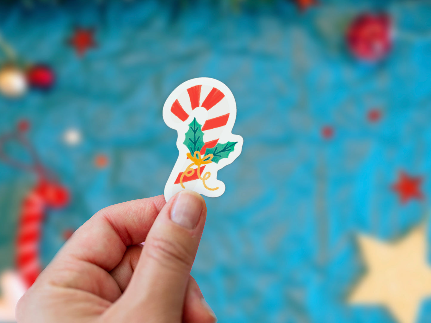 Lot 7 Stickers Mignons de Noël