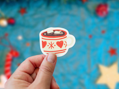 Lot 7 Stickers Mignons de Noël