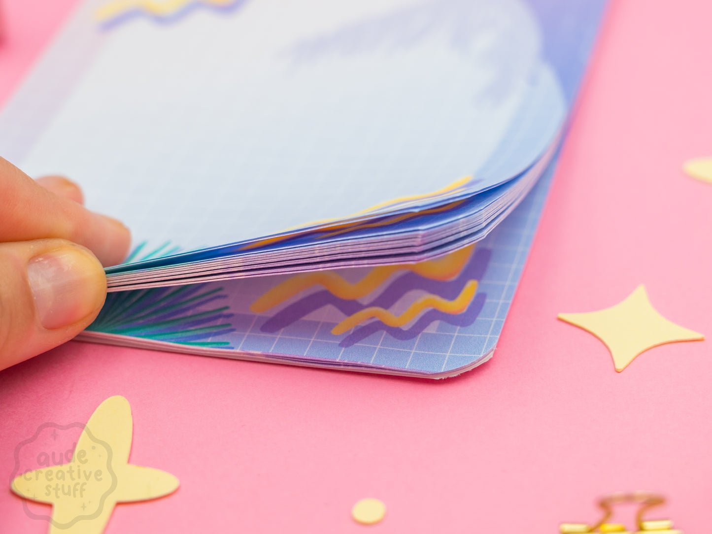 Bloc-Notes Mignon Thème Summer PoolSide de 25 feuilles au format A6
