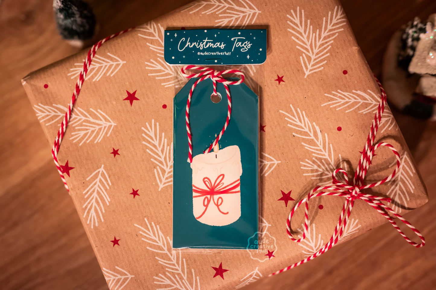 Etiquettes de Noël à accrocher à vos paquets cadeaux