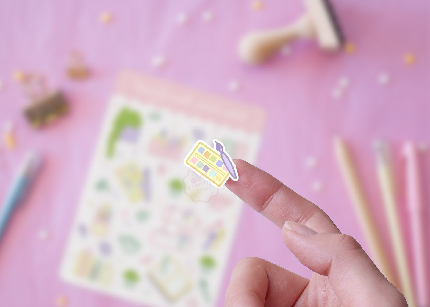 Stickers Journaling Thème Activités Artistiques