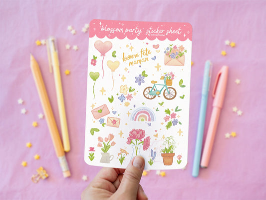Stickers Journaling Thème Fête des Mères