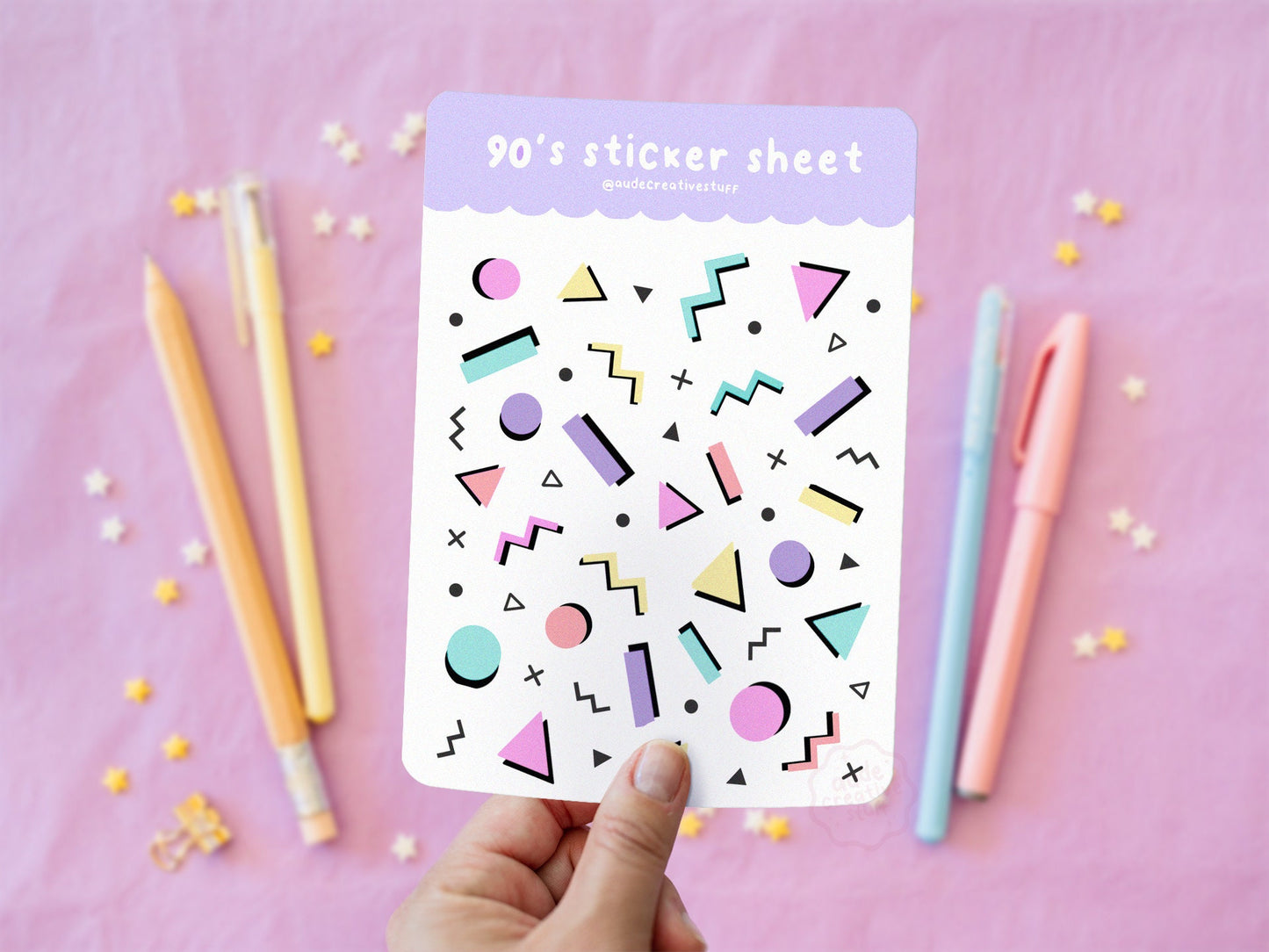 Stickers Journaling Thème Années 90